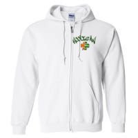 Hooligan Irish Flag St Patricks Day Full Zip Hoodie