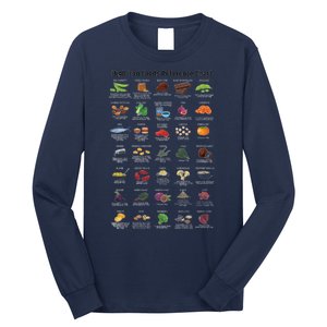 High Irons Food Reference Chart Long Sleeve Shirt