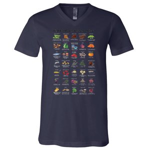 High Irons Food Reference Chart V-Neck T-Shirt