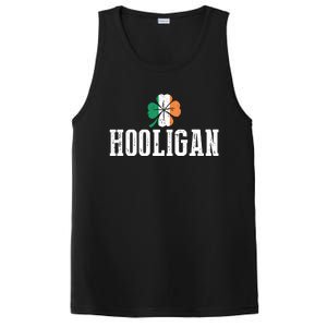 Hooligan Irish Flag Clover Leaf Leprechaun St Patrick's Day Funny Gift PosiCharge Competitor Tank