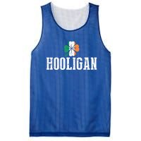 Hooligan Irish Flag Clover Leaf Leprechaun St Patrick's Day Funny Gift Mesh Reversible Basketball Jersey Tank