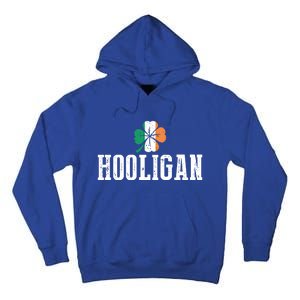 Hooligan Irish Flag Clover Leaf Leprechaun St Patrick's Day Funny Gift Tall Hoodie