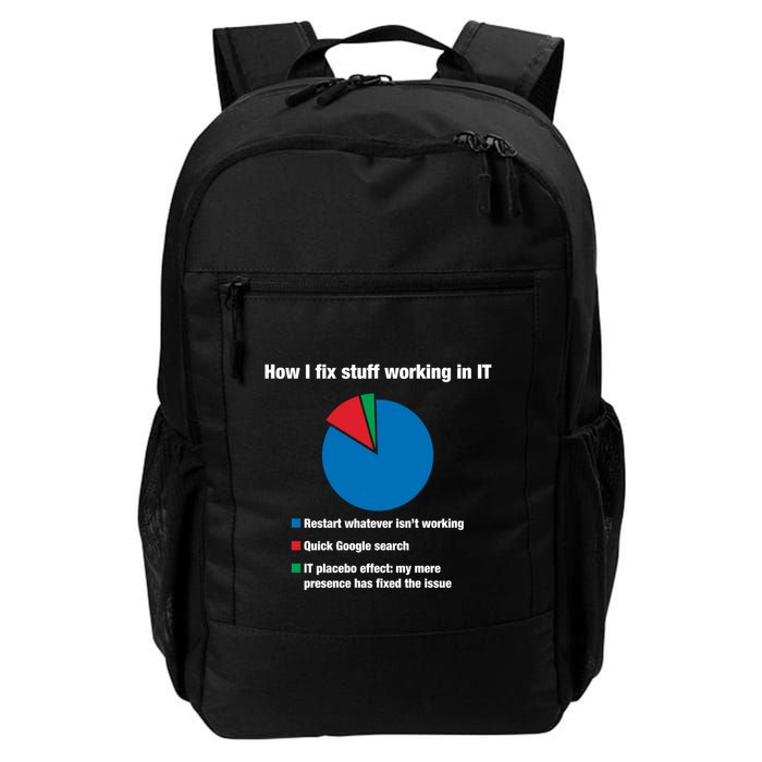 How I Fix Stuff Working In It Tech Support Geek Nerd Gift Cute Gift Backpack
