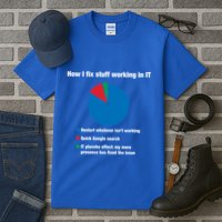 How I Fix Stuff Working In It Tech Support Geek Nerd Gift Cute Gift Tall T-Shirt
