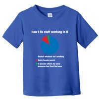 How I Fix Stuff Working In It Tech Support Geek Nerd Gift Cute Gift Toddler T-Shirt