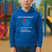How I Fix Stuff Working In It Tech Support Geek Nerd Gift Cute Gift Kids Hoodie