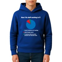 How I Fix Stuff Working In It Tech Support Geek Nerd Gift Cute Gift Kids Hoodie