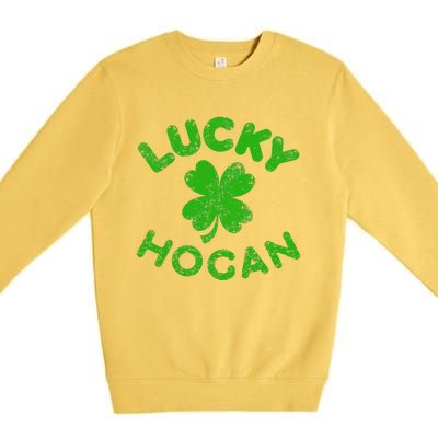 Hogan Irish Family Saint Patrick's Day Irish Hogan Premium Crewneck Sweatshirt