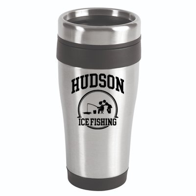 Hudson Ice Fishing 16oz Travel Tumbler