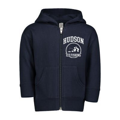 Hudson Ice Fishing Toddler Zip Fleece Hoodie