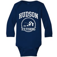 Hudson Ice Fishing Baby Long Sleeve Bodysuit