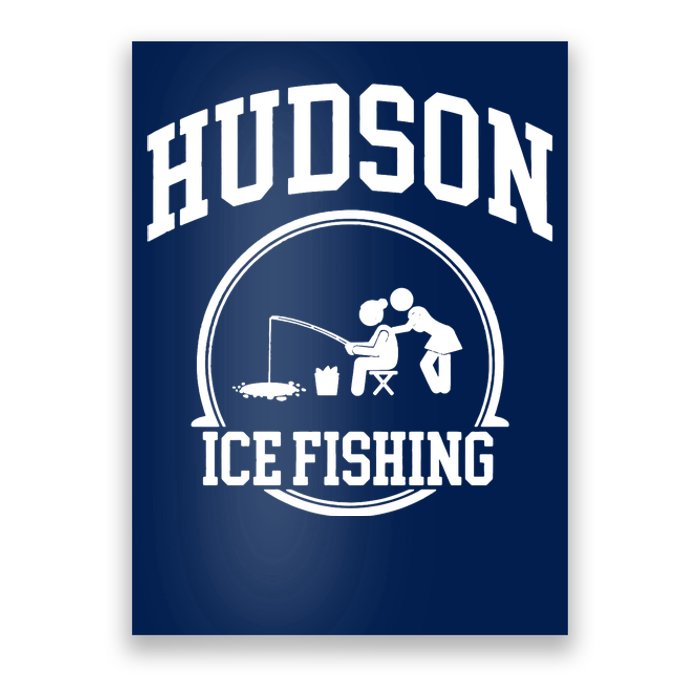 Hudson Ice Fishing Poster