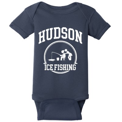 Hudson Ice Fishing Baby Bodysuit