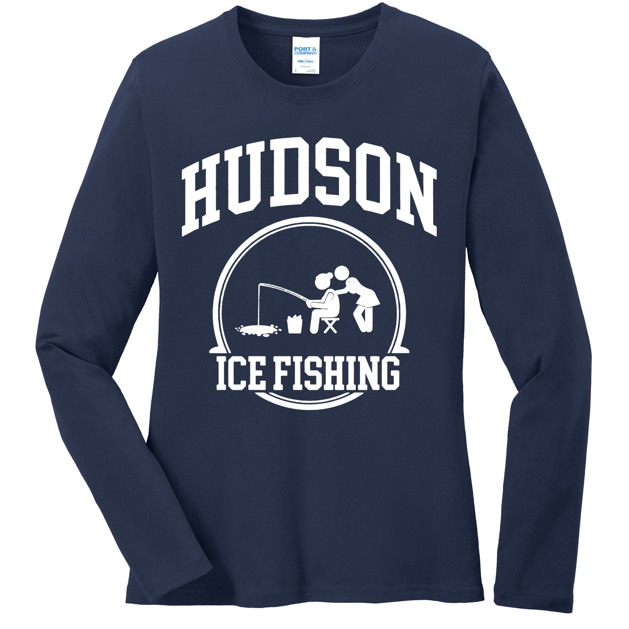 Hudson Ice Fishing Ladies Long Sleeve Shirt