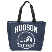 Hudson Ice Fishing Zip Tote Bag