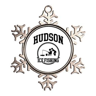 Hudson Ice Fishing Metallic Star Ornament