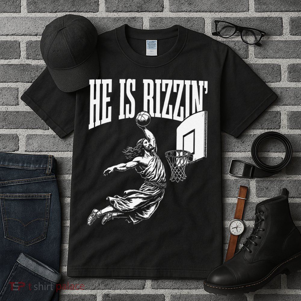 He Is Funny Rizzin Basketball Gift Tall T-Shirt