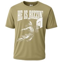 He Is Funny Rizzin Basketball Gift Cooling Performance Crew T-Shirt