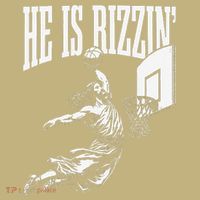 He Is Funny Rizzin Basketball Gift T-Shirt