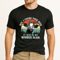 Hey I Found Your Nose It Was In My Business Again Cow Performance Shirt