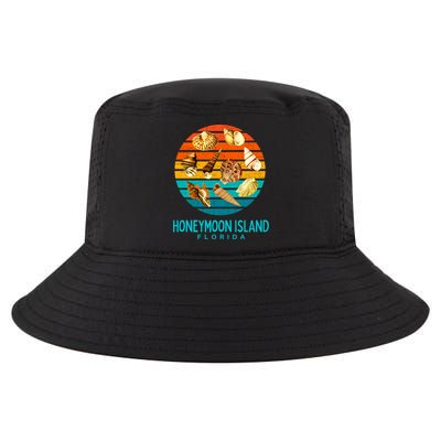 Honeymoon Island Florida Beach Shells Novelty Funny Gift Cool Comfort Performance Bucket Hat