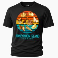 Honeymoon Island Florida Beach Shells Novelty Funny Gift Cooling Performance Crew T-Shirt