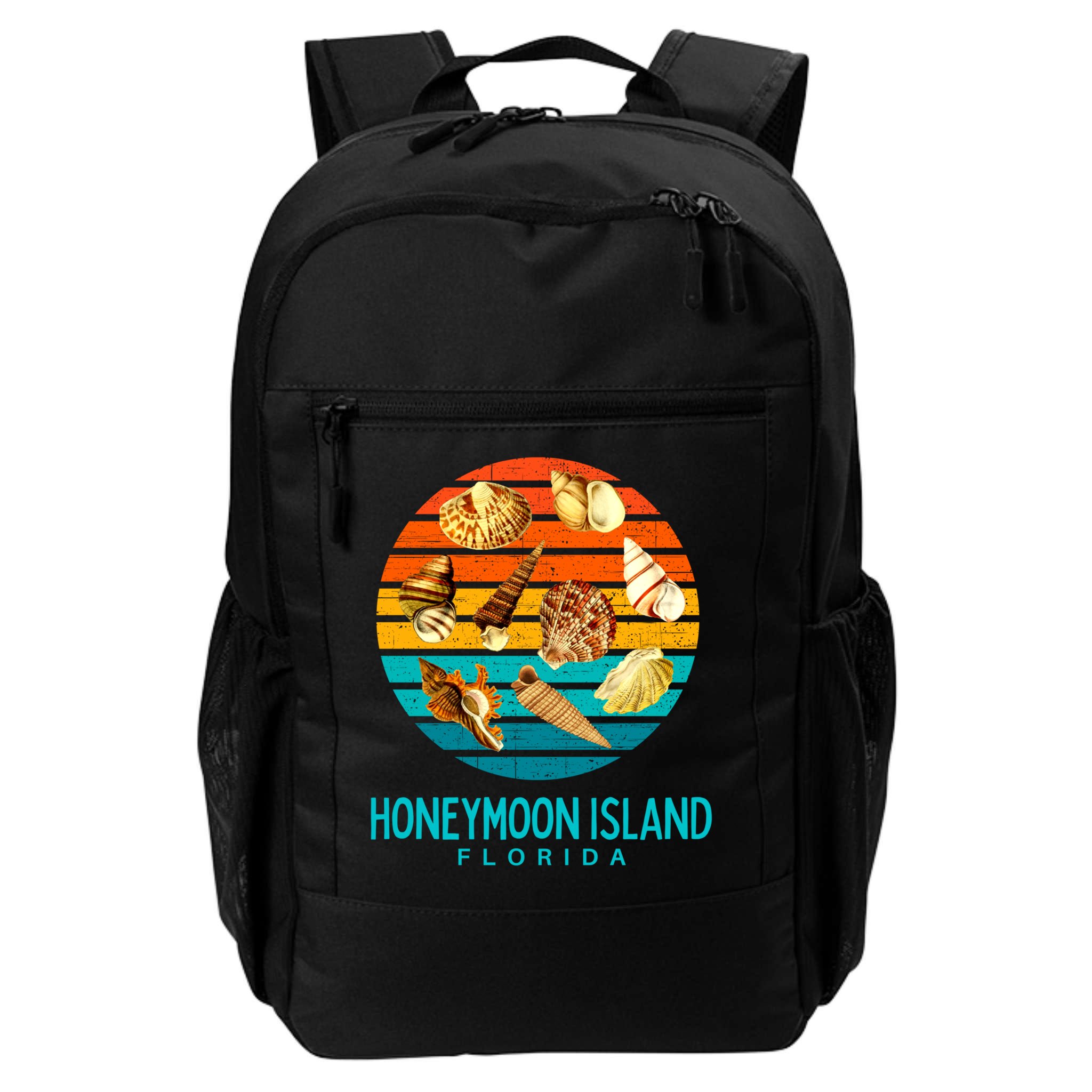 Honeymoon Island Florida Beach Shells Novelty Funny Gift Backpack