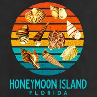 Honeymoon Island Florida Beach Shells Novelty Funny Gift Adult Drive Performance Visor