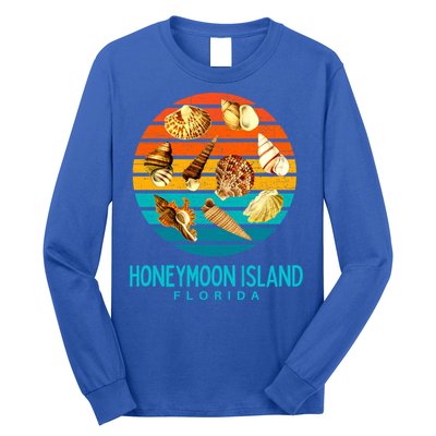 Honeymoon Island Florida Beach Shells Novelty Funny Gift Long Sleeve Shirt