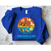Honeymoon Island Florida Beach Shells Novelty Funny Gift Sweatshirt