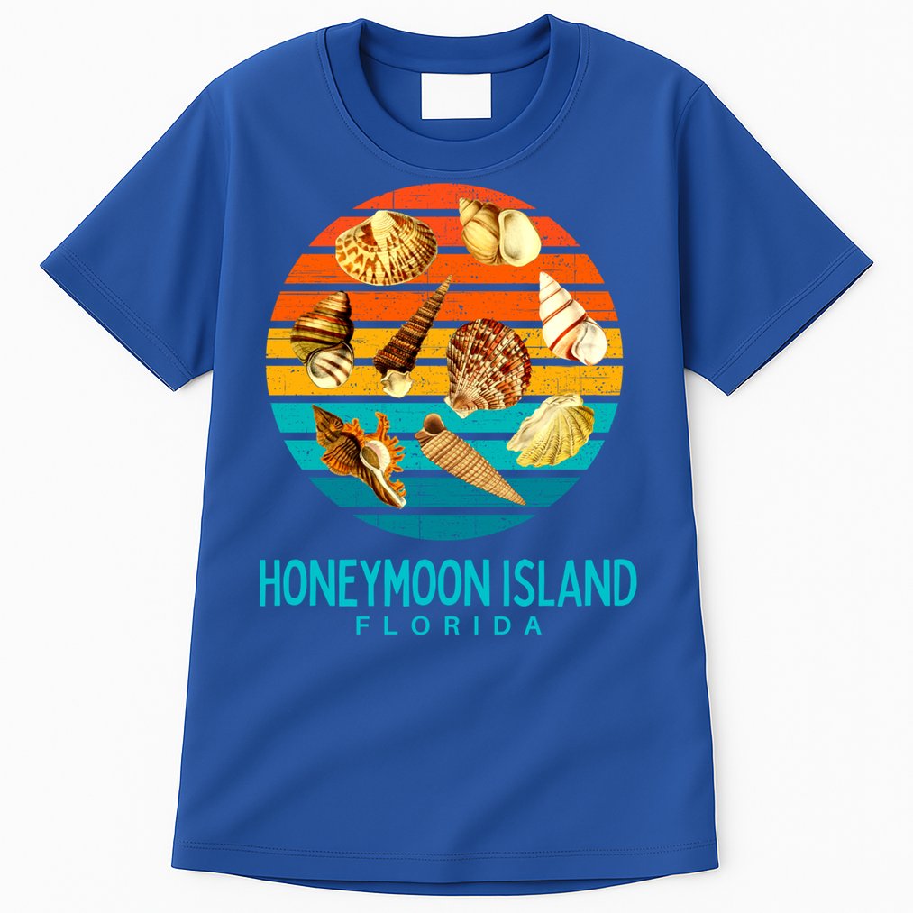 Honeymoon Island Florida Beach Shells Novelty Funny Gift Tall T-Shirt
