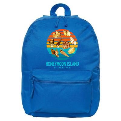 Honeymoon Island Florida Beach Shells Novelty Funny Gift 16 in Basic Backpack