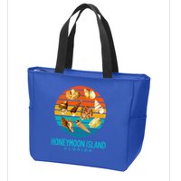 Honeymoon Island Florida Beach Shells Novelty Funny Gift Zip Tote Bag