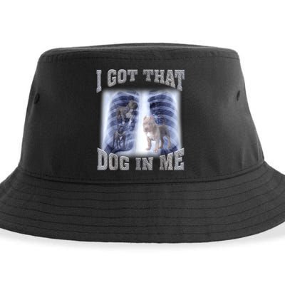 Hilarious I Got That Dog In Me Xray Meme Funny Sustainable Bucket Hat