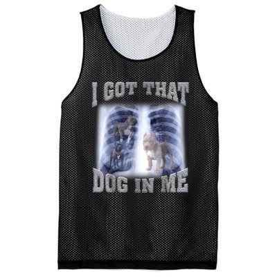 Hilarious I Got That Dog In Me Xray Meme Funny Mesh Reversible Basketball Jersey Tank