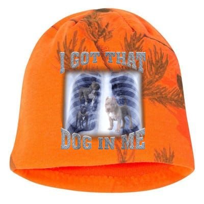 Hilarious I Got That Dog In Me Xray Meme Funny Kati - Camo Knit Beanie