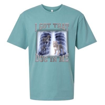 Hilarious I Got That Dog In Me Xray Meme Funny Sueded Cloud Jersey T-Shirt