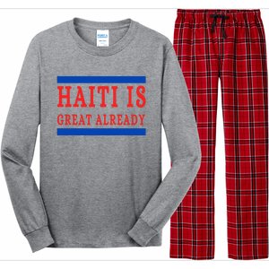 Haiti Is Great Already Long Sleeve Pajama Set