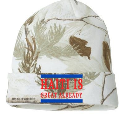 Haiti Is Great Already Kati Licensed 12" Camo Beanie