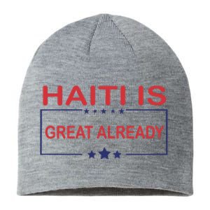 Haiti Is Great Already Haiti Pride Sustainable Beanie