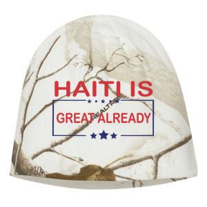 Haiti Is Great Already Haiti Pride Kati - Camo Knit Beanie