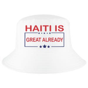 Haiti Is Great Already Haiti Pride Cool Comfort Performance Bucket Hat