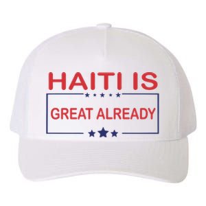 Haiti Is Great Already Haiti Pride Yupoong Adult 5-Panel Trucker Hat