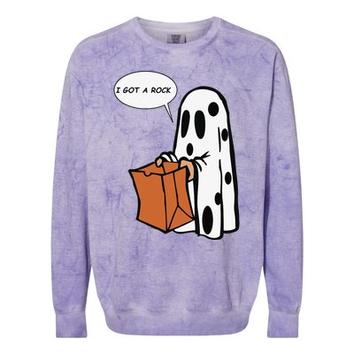 Halloween I Got A Rock Ghost Colorblast Crewneck Sweatshirt