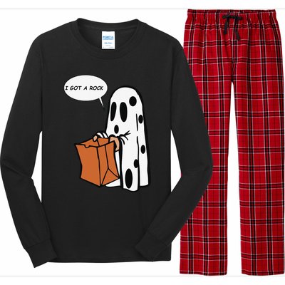 Halloween I Got A Rock Ghost Long Sleeve Pajama Set