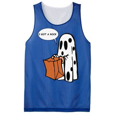 Halloween I Got A Rock Ghost Mesh Reversible Basketball Jersey Tank