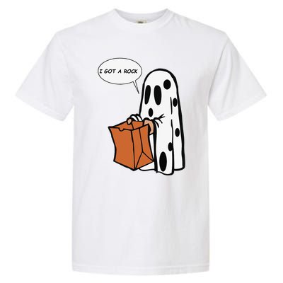 Halloween I Got A Rock Ghost Garment-Dyed Heavyweight T-Shirt