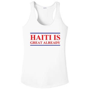 Haiti Is Great Alreadysupport Haiti Pride Ladies PosiCharge Competitor Racerback Tank