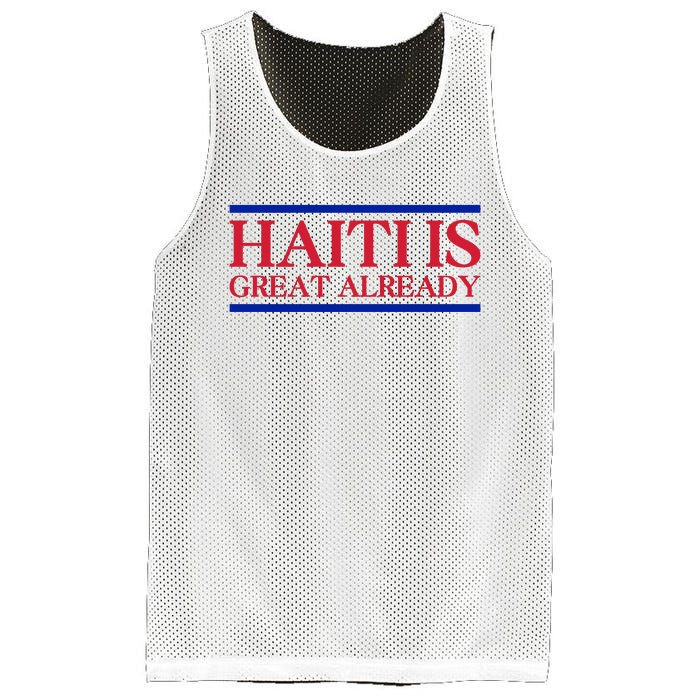 Haiti Is Great Already Mesh Reversible Basketball Jersey Tank