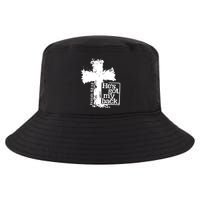 He Is Got My Back Inspirational Christian Cool Comfort Performance Bucket Hat